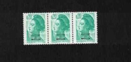 YT N° 457** En Bande De 3 - Liberté De Gandon - Unused Stamps