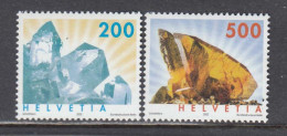 Switzerland 2002 - Mineralien, Mi-Nr. 1808/09, MNH** - Unused Stamps