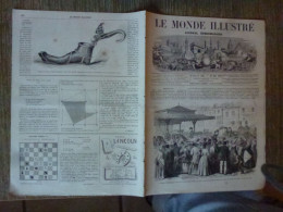 Le Monde Illustré Août 1865 Marché Saint Denis Fête Maritime De Cherbourg Rouen Fontaine Croix De Pierre - Tijdschriften - Voor 1900