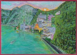 AK: Künstlerkarte - Hallstatt, Ungelaufen (Nr. 4933) - Hallstatt