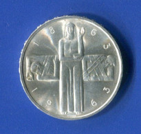 Suisse  5  Fr  1963  Arg  15  Gram - 5 Francs