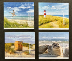 Germany Deutschland Allemagne 2018 North Sea Landscape Lighthouse Bird Seal MainBriefLogistik Set Of 4 Stamps MNH - Privatpost