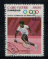 Cap-Vert - "J.O. De Moscou : Tennis" - Oblitéré N° 419 De 1980 - Isola Di Capo Verde