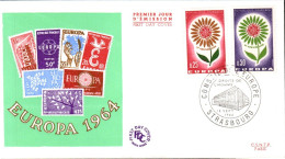 EUROPA 1964 FRANCE FDC - 1964