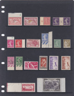 PETIT LOT DE TIMBRES DE FRANCE NEUFS ,avant Guerre Et P.A. ,,à Voir Recto Et Verso ,,,lire Description - Vrac (max 999 Timbres)