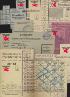 Sachsen Dresden  Lebensmittelkarte  Lebensmittelmarke  Bezugsausweis Interessante Lot Konvolut  Militär  WW2  Sammlung - 1939-45