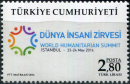 Turkey 2016. World Humanitarian Summit (MNH OG) Stamp - Neufs