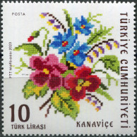 Turkey 2023. Cross-Stitch Embroidery (MNH OG) Stamp - Nuevos