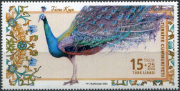 Turkey 2023. Peacock (Pavo Cristatus) (MNH OG) Stamp - Ungebraucht