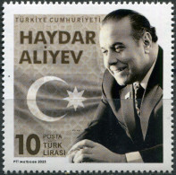 Turkey 2023. Heydar Aliyev, President Of Azerbaijan (MNH OG) Stamp - Unused Stamps