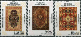 Turkey 2014. Textile. Carpets (MNH OG) Set Of 3 Stamps - Unused Stamps