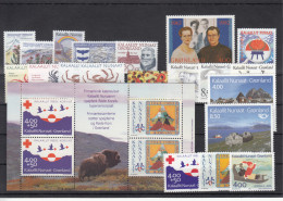 Greenland 1992-1993 - Full Year MNH ** - Années Complètes