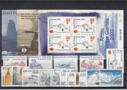 Greenland 2001 - Full Year MNH ** - Années Complètes