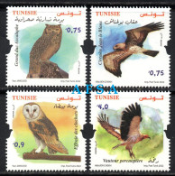 2022-Raptors Of Tunisia-full Set- MNH** // Rapaces De Tunisie -série Complète- Neufs ** - Búhos, Lechuza