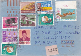 From Indonesia To France - 1967 - Indonesien