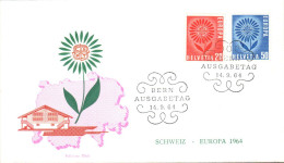 EUROPA 1964 SUISSE FDC - 1964