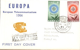 EUROPA 1964 IRLANDE FDC - 1964