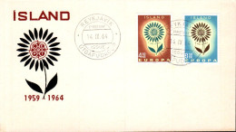 EUROPA 1964 ISLANDE FDC - 1964