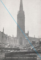 Ak Ver. Königreich  England  Warwickshire Coventry Cathedral After The Destruction 1940 - Coventry