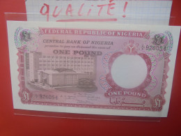 NIGERIA 1 POUND 1967 Circuler Belle Qualité (B.33) - Nigeria