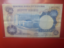 NIGERIA 50 KOBO 1973-78 Signature N°1 Circuler (B.33) - Nigeria