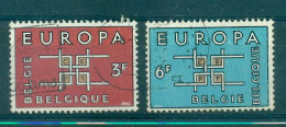 Europa 1963   2 Valeurs - Usados