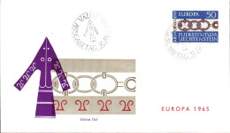 EUROPA 1965 LIECHTENSTEIN FDC - 1965