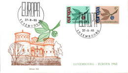 EUROPA 1965 LUXEMBOURG FDC - 1965