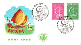 EUROPA 1966 BELGIQUE FDC - 1966