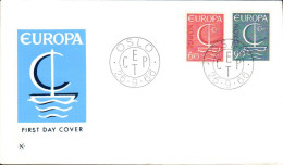 EUROPA 1966 NORVEGE FDC - 1966