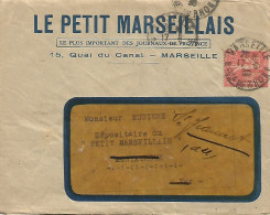 FRANCE ANNEE 1924/1932 N°199 PERFORE PM LE PETIT MARSEILLAIS 17 6 30 + CORRESPONDANCE TB  - Brieven En Documenten