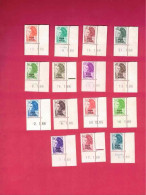 YT N° 455** à 469** Série Complète En CD - Liberté De Gandon - Unused Stamps