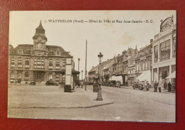 WATTRELOS Hôtel De Ville Rue Jean Jaures...  ETAT : T.Bon. VOIR SCAN POUR DEFAUT - Wattrelos