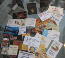 Petites Cartes Et Mignonettes Restaurants Bars Et Brasseries Traiteurs Canada Quebec 25 Pièces - Miniaturflaschen