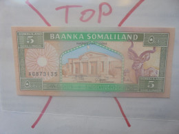 SOMALILAND 5 SHILLINGS 1994 Neuf (B.33) - Somalia