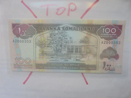 SOMALILAND 100 SHILLINGS 1996 Neuf (B.33) - Somalië