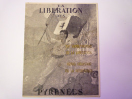 2024 - 1113  LA LIBERATION DES PYRENEES  XX ème ANNIVERSAIRE  -  REPAS SOUVENIR DE LA RESISTANCE  1964  XXX - Menus