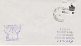 Ross Dependency 1975  Asgaard Rangers Antarctica Ca Scott Base 27 DEC 1975 (ZO251) - Covers & Documents