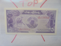 SOUDAN 25 PIASTRES 1987 Neuf (B.33) - Sudan