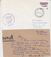 Ross Dependency 1976  Ca Vanda Station + Note From Scott Base  Ca Scott Base 26 JAN 1976 (ZO252) - Briefe U. Dokumente