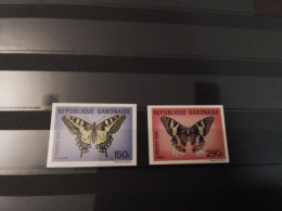 Gabon, 1986, 608, 609 Papillons, ND - Gabon