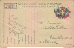 V406 Cartolina Postale In Franchigia Per Casole Bruzio Cosenza - Franchise