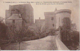 LOCHES  ( 37  )  LE   DONJON ( MON.  HIST.  DU Xè &  XIIèS.    - C P A   ( 24 / 3 / 164  ) - Castles