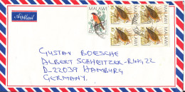 Malawi Air Mail Cover Sent To Germany 3-9-1996 BIRD Stamps - Malawi (1964-...)