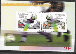 Guinea Bissau Sheet Mnh ** Football 8 Euros 2002 - Guinea-Bissau