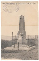 CPA 9 X 14 Isère TULLINS-FURES   Le Monument Aux Morts Avec Le Cachet Du "Comité Du Monument Aux Morts De La Ville - Tullins