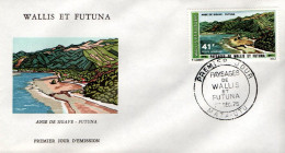 WALLIS ET FUTUNA FDC 1975 ANSE DE SIGAVE - FDC