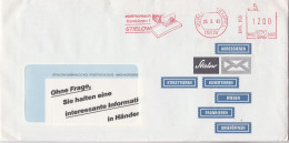 Bund Brief Mit Freistempel Rot Vorführstempel 1993 Stielow H02 2663 - Machines à Affranchir (EMA)