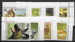 Rwanda Set Animals Mnh ** 1981 13 Euros - Ongebruikt