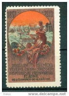 Werbemarke Cinderella Poster Stamp Delnika Vistava Kladno 1911 #311 - Erinnofilia